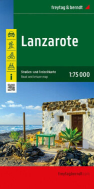 Lanzarote 1:75 000 automapa rekreační mapa