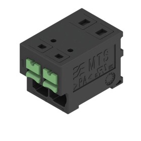 Weidmüller 2913600000 PCB terminál 4 mm² Pólů 2 černá 42 ks Tube
