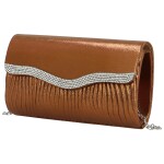 Dámská společenská kabelka Zahra, bronzová