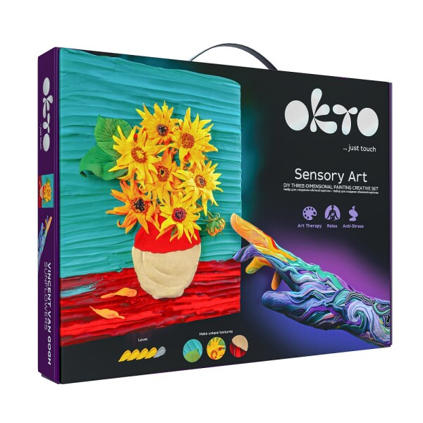 OKTO – Výtvarná sada „Slunečnice“ (30 × 40 cm)