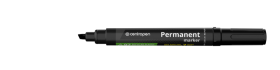 Značkovač Centropen 8516 nevysychavý permanentní, klínový hrot - černý