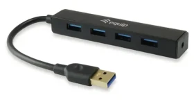 Equip / USB hub / 4x USB-A 3.0 / 5 Gbps / černá (128953)