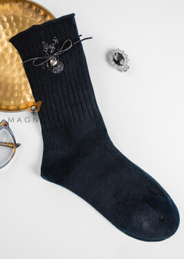 Magnetis ponožky QR5009 Cat's Necklet černá univerzální