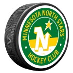 Mustang Puk Minnesota North Stars NHL Vintage Striped Textured