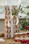 Ib Laursen Lněná stuha Herbal Off White – 5 m, bílá barva, textil