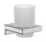 HANSGROHE - AddStoris Držák kartáčků a pasty, matné sklo/chrom 41749000