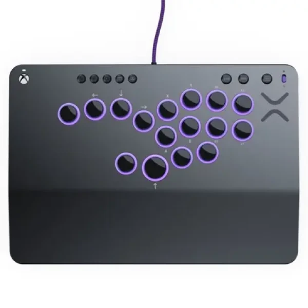 Turtle Beach Victrix Pro KO Leverless šedá / Fight stick / Xbox Series X/S/One / PC / USB-C / 16 tlačítek (TBF-2001-05)