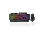 Havit KB852CM černá / Drátový set klávesnice a myši / USB / US layout / RGB (KB852CM-2814)