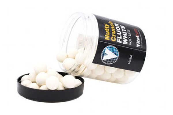 Vitalbaits Pop-Up Nutty Crunch Fluor White 80g 18mm (04-0037)