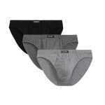 Pánské slipy 3 pack 322 Sport mix1 - Atlantic vícebarevná L