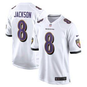 Nike Pánský dres Baltimore Ravens NFL Lamar Jackson #8 Game Velikost: 3XL