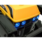 Mamido Dětský elektrický traktor G320 s radlicí žlutý