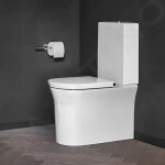 DURAVIT - White Tulip WC kombi mísa, Vario odpad, Rimless, s WonderGliss, bílá 21970900001