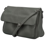 Trendy dámská koženková crossbody kabelka Rosica, šedá