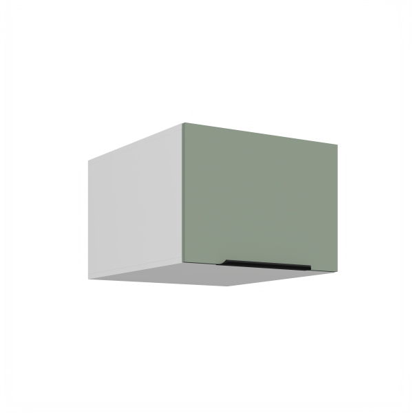 Horní skříňka Aria 50 NAGU-36 1F Barva korpusu: Bílá, Barva dvířek: SA - Aquamarine AFM