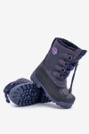 Vysoké Teplé Dětské Sněhule se Stahováním Lee Cooper LCJ-24-44-2843K Modré 33