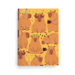 Notes linkovaný A5 lamino Kapybary