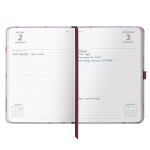 Busy B Denní diář Pink Ribbon Day a Page A5 – 2026, růžová barva, papír