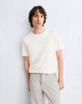 Tričko Armedangels Jaames 1609 oatmilk