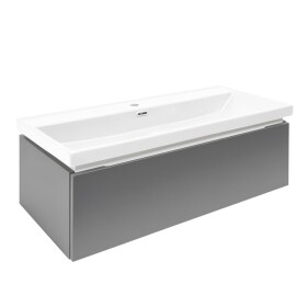 Koupelnová skříňka s umyvadlem SAT Feel 100x30x44,8 cm antracit mat SATFEEL100ANTU4 SATFEEL100ANTU4