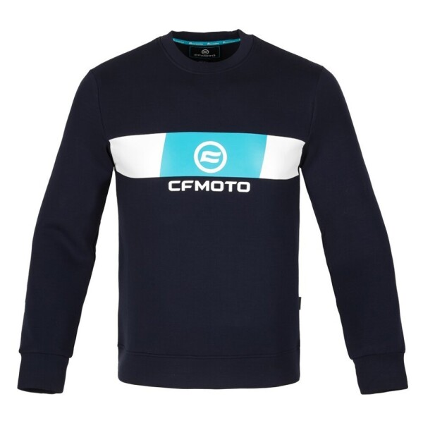 Pánská mikina CFMOTO Crewneck-modrá Velikost.: XXXL