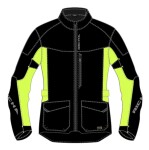 Moto bunda Richa Buster 2 WP prodloužená černo/fluo žlutá - M