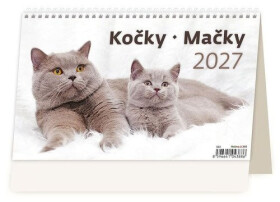 Kalendář stolní 2027 - Kočky