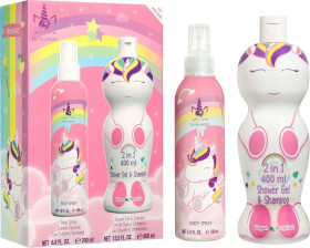 Dárkový set Eau my Unicorn tělový sprej 200 ml + 1D sprchový gél a šampon 2v1 400 ml - Trigo