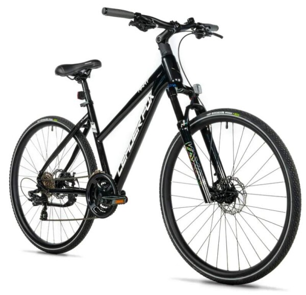 Leader Fox AWAY dámské, rám 18" (M), model 2025-2, black - ZDARMA dopravné, seřízení, odborná montáž! (Záruka nejlepší ceny. Nalezli jste někde lepší cenu? Napište nám a zkusíme ji trumfnout! )