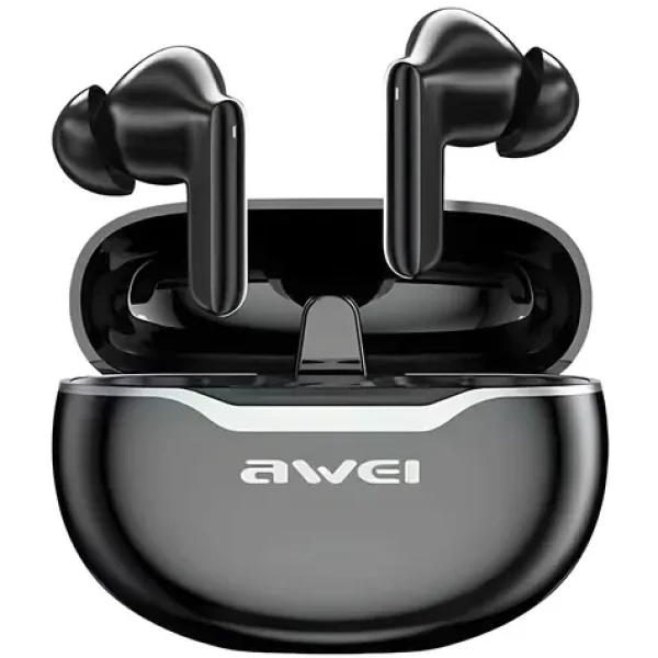 AWEI T50 ENC černá / Bezdrátová sluchátka / do uší / ENC / Bluetooth 5.3 / IPX6 / dobíjecí pouzdro (T50 ENC)