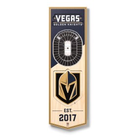Cedule Vegas Golden Knights NHL 3D Stadium Banner
