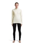 Dámské merino triko s dlouhým rukávem, 1/2 zip ICEBREAKER Wmns 300 MerinoFinePolar LS Half Zip, Undyed velikost: L