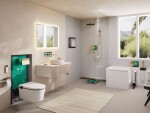 HANSGROHE - Xuniva Evo S Umyvadlo na desku, průměr 40 cm, bez přepadu, bez otvoru pro baterii, matná béžová 60323780