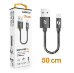 Aligator Datový kabel PREMIUM 2A / Micro USB 50cm černý (DATKP35)