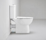 GROHE - Bau Ceramic WC kombi mísa, rimless, alpská bílá 39349000