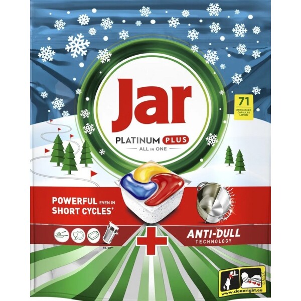 JAR PLATINUM PLUS All in 1 - kapsle do myčky 71 ks
