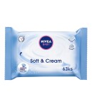 Nivea Baby Čisticí ubrousky Soft&Cream 63ks