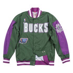 Mitchell & Ness Pánská bunda Milwaukee Bucks NBA 1996-97 Authentic Warm Up Velikost: XL