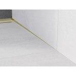 MEXEN - Line-B spádová lišta nástěnná 120 cm pravá, zlato 185002120R