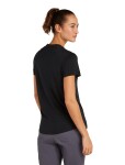Dámské merino tričko s krátkým rukávem ICEBREAKER Wmns 125 Cool-Lite Sphere SS Tee Across, Black velikost: S