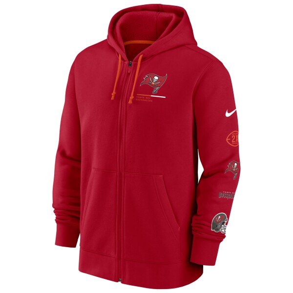 Nike Pánská bunda Tampa Bay Buccaneers NFL Legacy Hoodie Zipper Velikost: S
