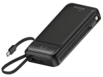 MediaRange Powerbanka 20 000 mAh černá / Powerbanka / USB-C PD / Quick Charge / LCD displej / 74 Wh (MRMA756)