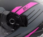 Helma na motorku Xrc Loomis blk/grey/light grey/pink - XS / šedá