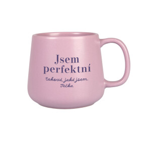 Pastelový hrnek - Jsem perfektní - Albi