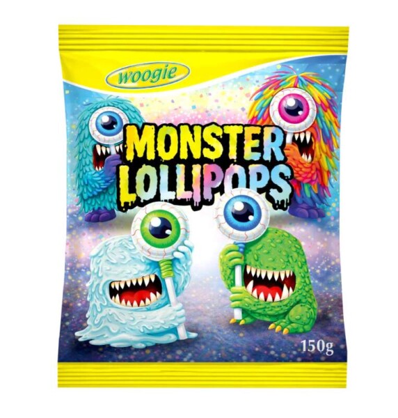 Woogie Monster lízátka 150g