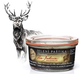 Via Delicia - jelení paštika s brusinkami 130g