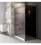 RAVAK - Blix Sprchové dveře BLRV2K 90 cm, satin/transparentní sklo 1XV70U00Z1