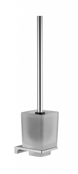 RAV Slezák - NIL - Koupelnový doplněk WC štětka, skleněná miska, Chrom NLA0500 NLA0500