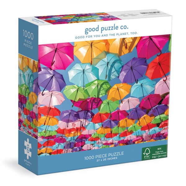 Good Puzzle co. Puzzle Duhový deštník (1000 dílků)