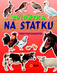 Zvířátka na statku - kniha plná samolepek